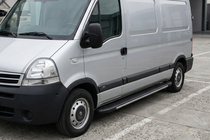Renault Master 1998–2010 Sidosteg Bosphorus Grey (2 st, aluminium) foto 1