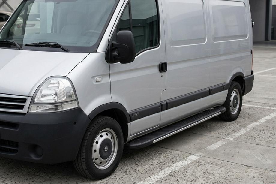 Renault Master 1998–2010 Sidosteg Bosphorus Grey (2 st, aluminium) Image