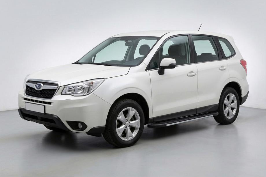 Subaru Forester 2013–2018 Sidosteg Bosphorus Grey (2 st, aluminium) Image