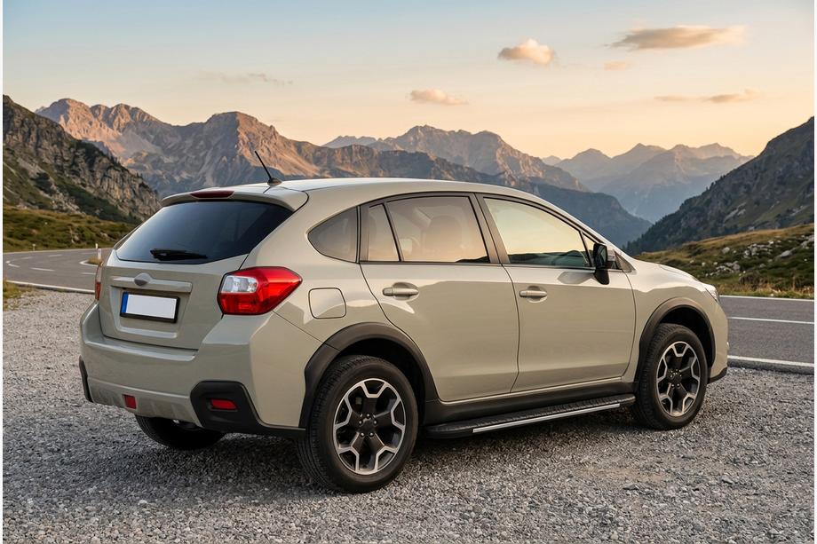 Subaru XV 2011–2017 Sidosteg Bosphorus Grey (2 st, aluminium) Image