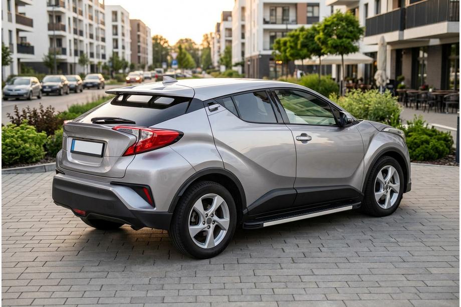 Toyota C-HR 2016–2023 Sidosteg Maya V1 (2 st, aluminium) Image