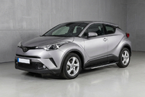 Toyota C-HR 2016–2023 Sidosteg Bosphorus Grey (2 st, aluminium) foto 1