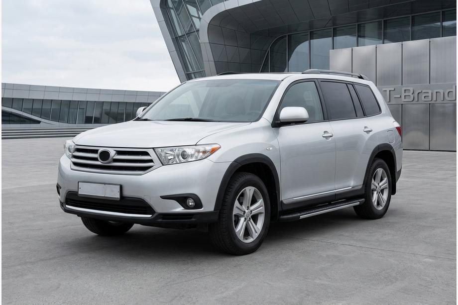 Toyota Highlander 2008–2013 Sidosteg Bosphorus Grey (2 st, aluminium) Image