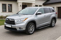 Toyota Highlander 2013–2019 Sidosteg Bosphorus Grey (2 st, aluminium) foto 1