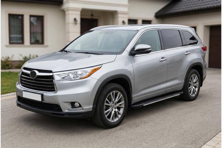 Toyota Highlander 2013–2019 Sidosteg Bosphorus Grey (2 st, aluminium) Image