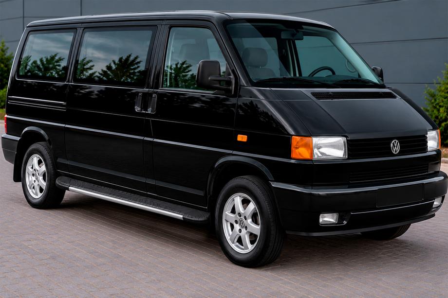 Volkswagen T4 Transporter 1990–2003 Sidosteg Bosphorus Grey (2 st, aluminium) Image