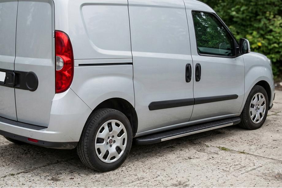Opel Combo 2012–2018 Sidosteg Bosphorus Grey (2 st, aluminium) Image