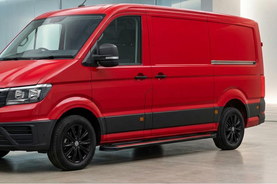 Man TGE 2017– Sidosteg Maya Red (2 st, aluminium) Lång/Extra lång Image