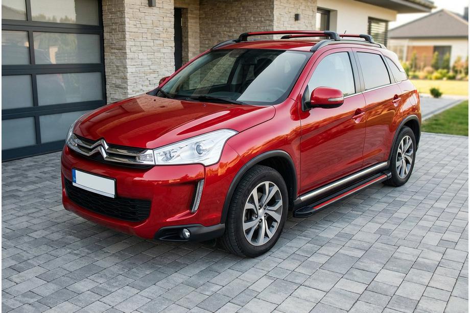 Citroen C-4 Aircross 2012–2017 Sidosteg Maya Red (2 st, aluminium) Image