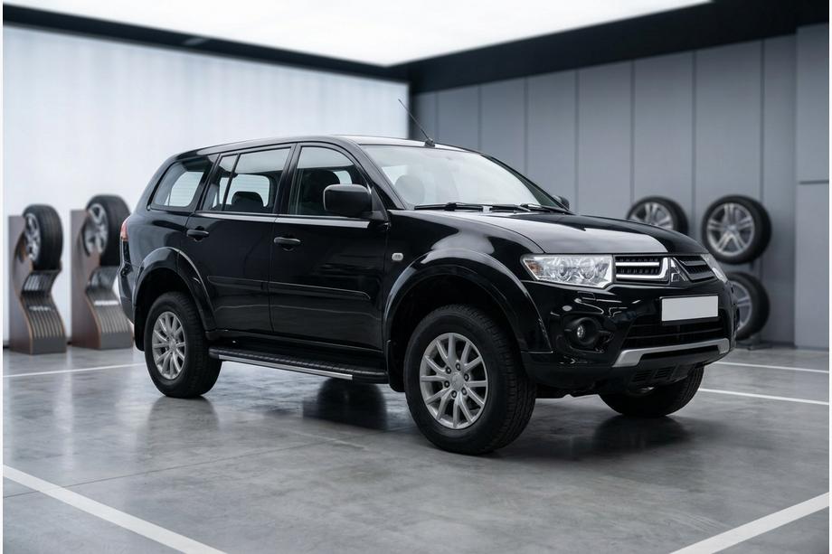 Mitsubishi Pajero Sport 2008–2015 Sidosteg Bosphorus Grey (2 st, aluminium) Image