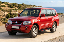 Mitsubishi Pajero Wagon III 1999–2006 Sidosteg Maya Red (2 st, aluminium) foto 1