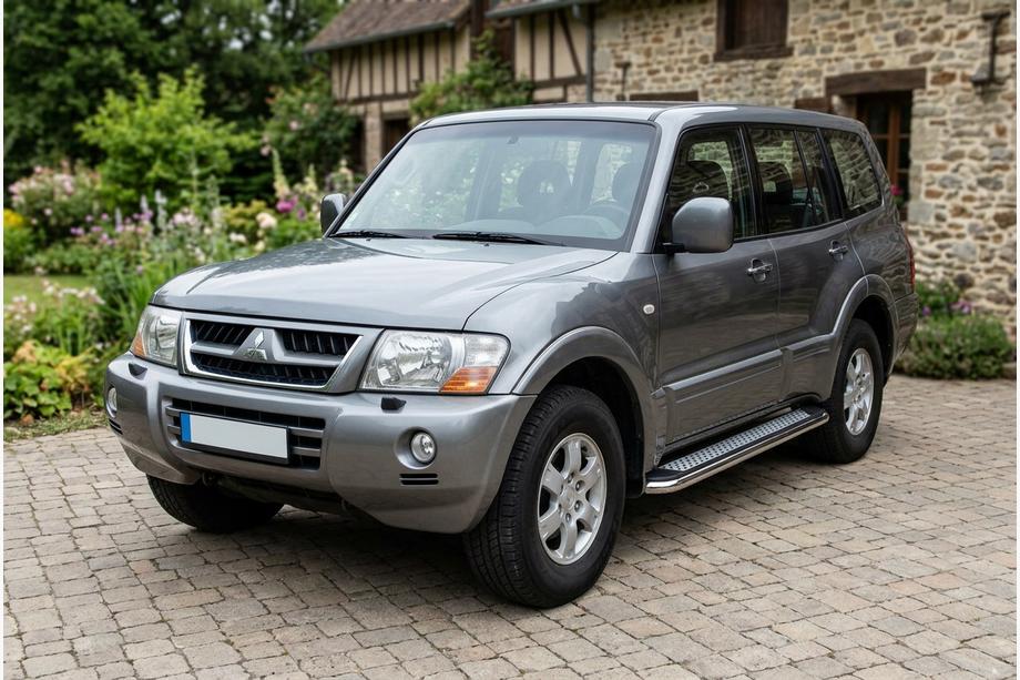 Mitsubishi Pajero Wagon III 1999–2006 Sidosteg Maydos V2 (2 st, aluminium/rostfritt stål) Image