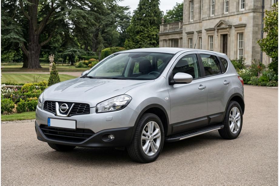 Nissan Qashqai 2010–2014 Sidosteg Bosphorus Grey (2 st, aluminium) Image