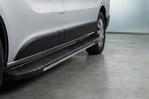 Renault Trafic 2015– Sidosteg Bosphorus Grey (2 st, aluminium) foto 1