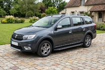 Dacia Logan MCV 2013–2020 Sidosteg Bosphorus Grey (2 st, aluminium) foto 1