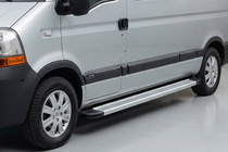 Nissan Interstar 2002–2010 Sidosteg Maya V2 (2 st, aluminium) foto 1