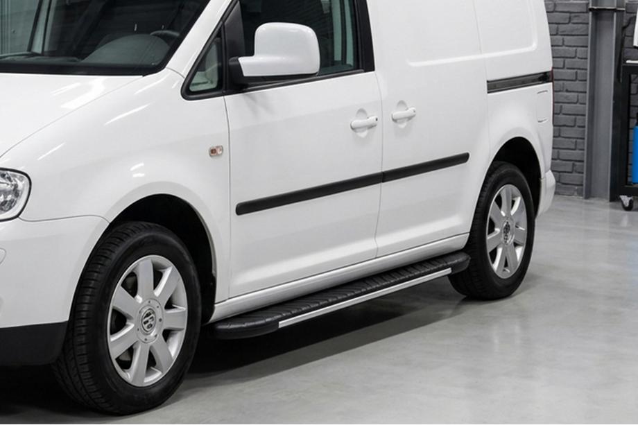 Volkswagen Caddy 2010–2015 Sidosteg Bosphorus Grey (2 st, aluminium) Image