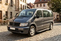 Mercedes Vito W638 1996–2003 Sidosteg Bosphorus Grey (2 st, aluminium) foto 1
