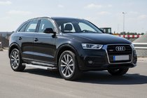 Audi Q3 2011–2019 Sidosteg New Vision Grey (2 st, aluminium) foto 1