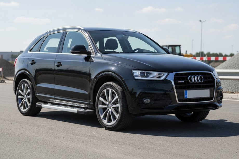 Audi Q3 2011–2019 Sidosteg New Vision Grey (2 st, aluminium) Image