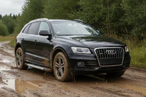 Audi Q5 2008–2017 Sidosteg New Vision Grey (2 st, aluminium) foto 1