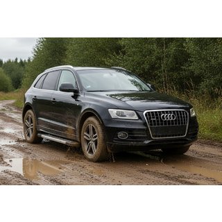 Sidosteg New Vision Grey (2 st, aluminium) Audi Q5 2008–2017 foto 1