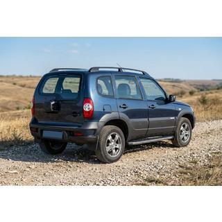 Sidosteg BlackLine (2 st, aluminium) foto 1