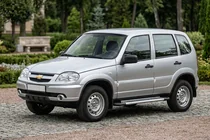 Chevrolet Niva 1998–2020 Sidosteg New Vision Grey (2 st, aluminium) foto 1