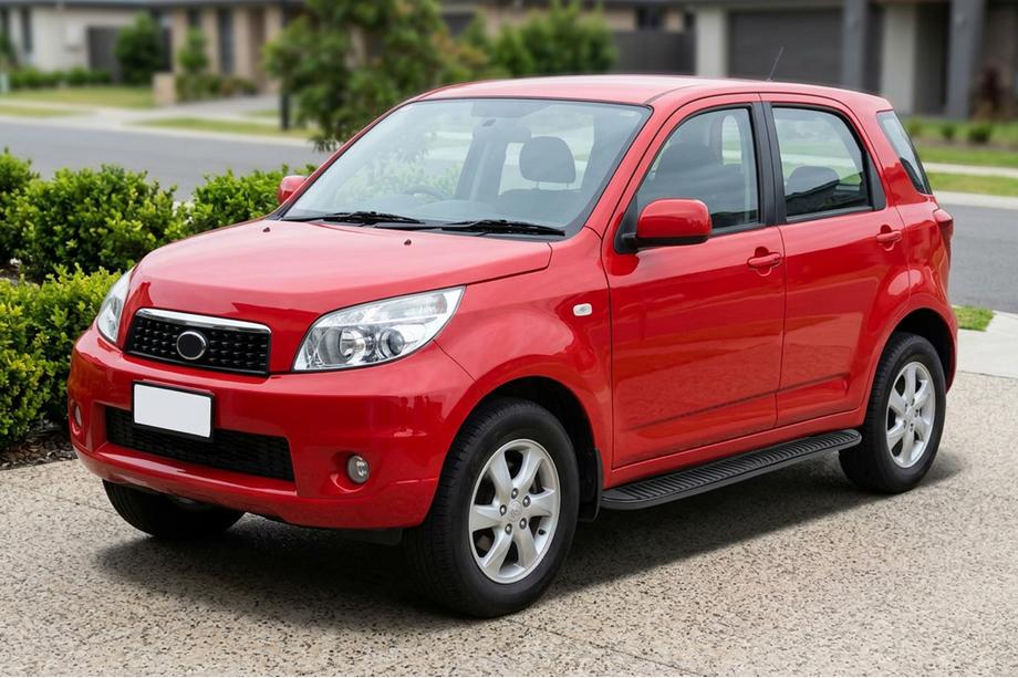 Daihatsu Terios 2006–2017 Sidosteg Tayga Black (2 st, aluminium) Image