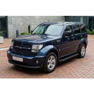 Sidosteg Tayga Black (2 st, aluminium) Dodge Nitro 2006–2011 foto 1