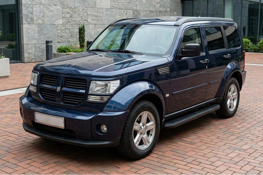 Dodge Nitro 2006–2011 Sidosteg Tayga Black (2 st, aluminium) Image