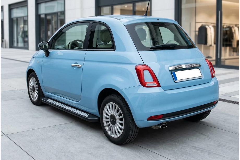 Fiat 500/500L 2013–2022 Sidosteg New Vision Black (2 st, aluminium) Image