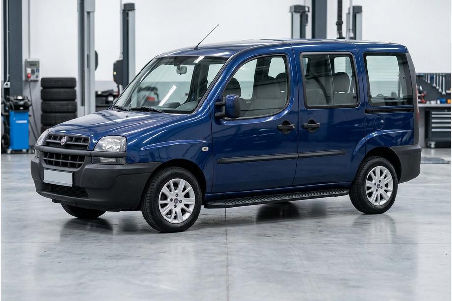 Fiat Doblo I 2001–2005 Sidosteg Tayga Black (2 st, aluminium) Image