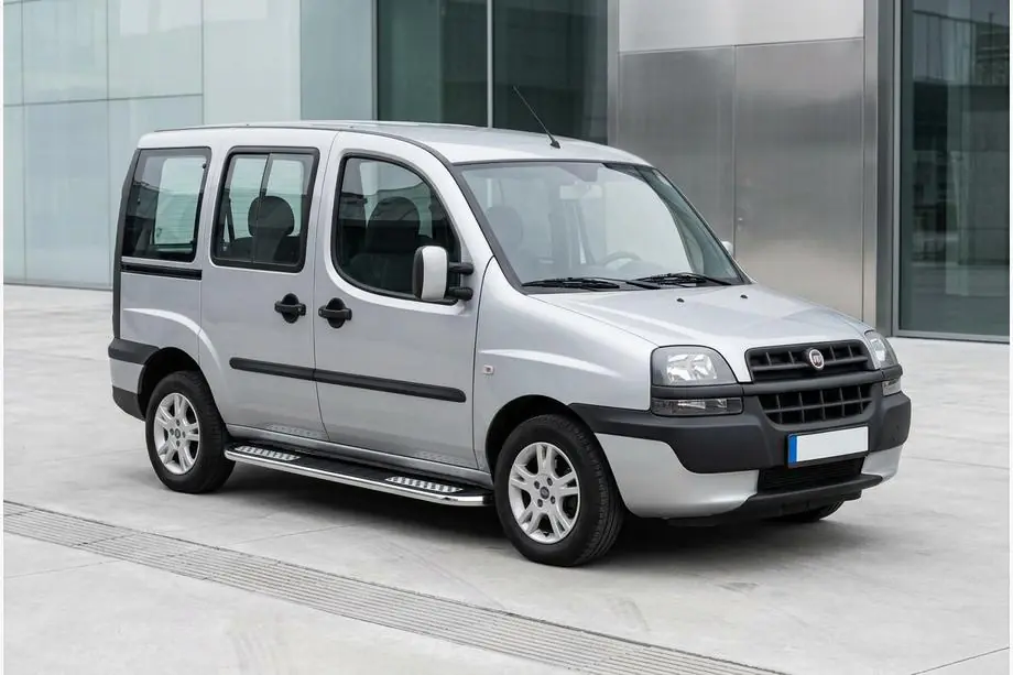Fiat Doblo I 2001–2005 Sidosteg Tayga V2 (2 st, aluminium) Image