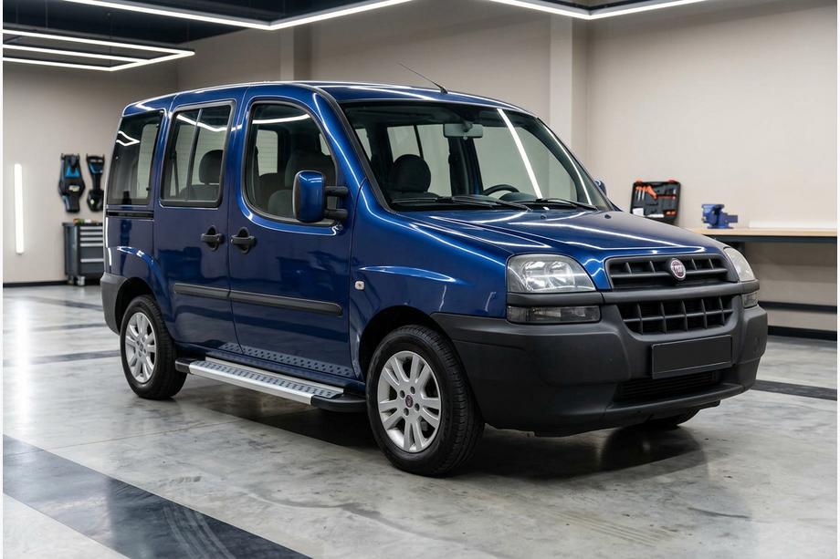 Fiat Doblo I 2005–2010 Sidosteg New Vision Grey (2 st, aluminium) Image