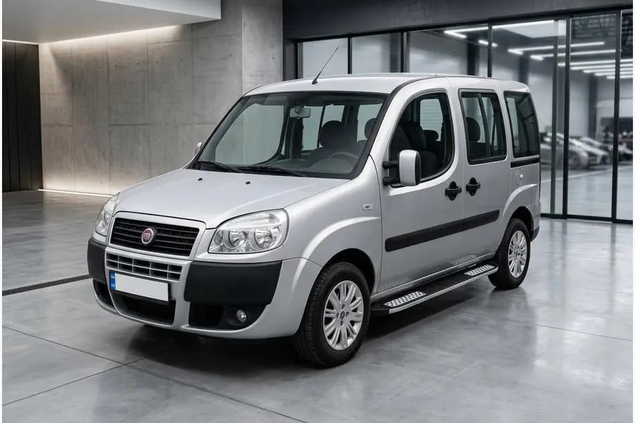 Fiat Doblo I 2005–2010 Sidosteg Tayga V2 (2 st, aluminium) Image