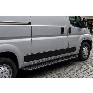 Sidosteg Tayga Black (2 st, aluminium) foto 1