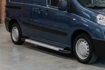 Fiat Scudo 2007–2015 Sidosteg New Vision Grey (2 st, aluminium) Lång hjulbas foto 1