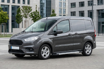 Ford Courier 2014–2023 Sidosteg New Vision Grey (2 st, aluminium) foto 1