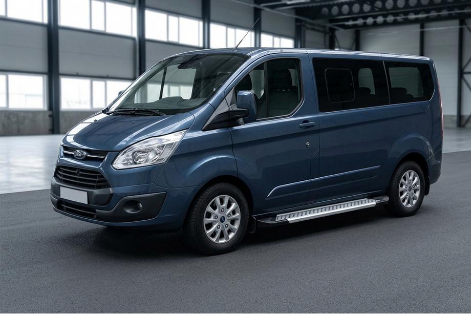 Ford Custom 2013–2022 Sidosteg New Vision Grey (2 st, aluminium) Image