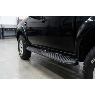 Sidosteg Tayga Black (2 st, aluminium) foto 1