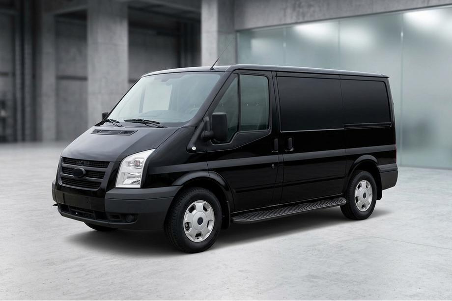 Ford Transit 2000–2014 Sidosteg Tayga Black (2 st, aluminium) Image