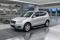 Geely Emgrand X7 2011– Sidosteg BlackLine (2 st, aluminium) foto 1