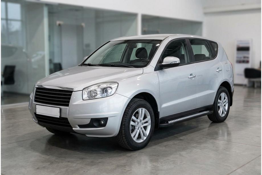 Geely Emgrand X7 2011– Sidosteg New Vision Black (2 st, aluminium) Image