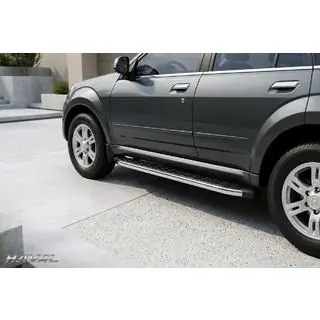 Sidosteg BlackLine (2 st, aluminium) foto 1