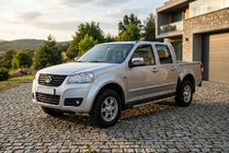 GreatWall Wingle 5 2006– Sidosteg BlackLine (2 st, aluminium) foto 1