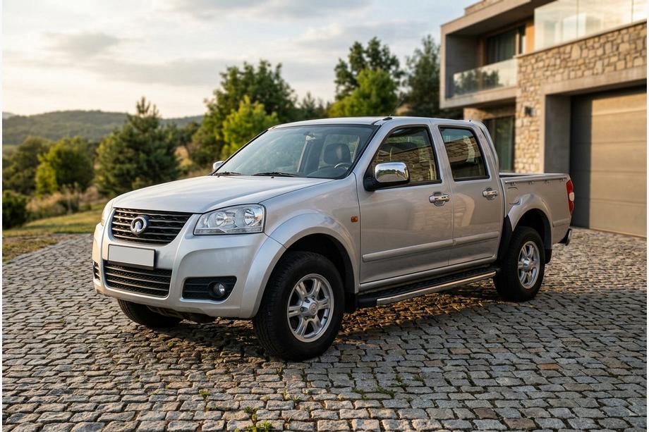 GreatWall Wingle 5 2006– Sidosteg BlackLine (2 st, aluminium) Image