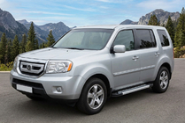Honda Pilot 2008–2015 Sidosteg New Vision Grey (2 st, aluminium) foto 1