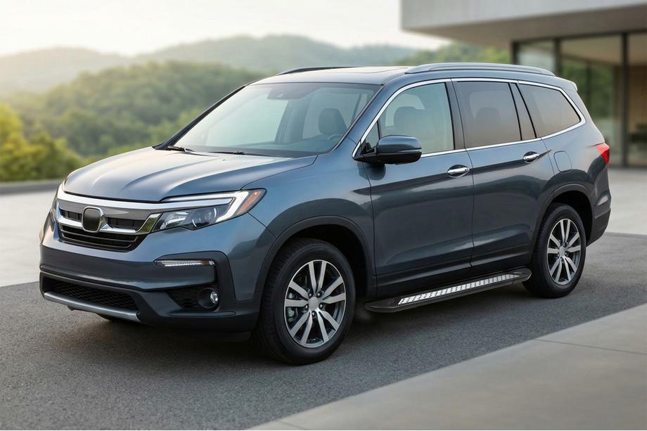 Honda Pilot 2015–2022 Sidosteg New Vision Black (2 st, aluminium) Image