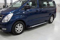 Hyundai H300, H1, Starex 2008–2020 Sidosteg Line (2 st, aluminium) foto 3